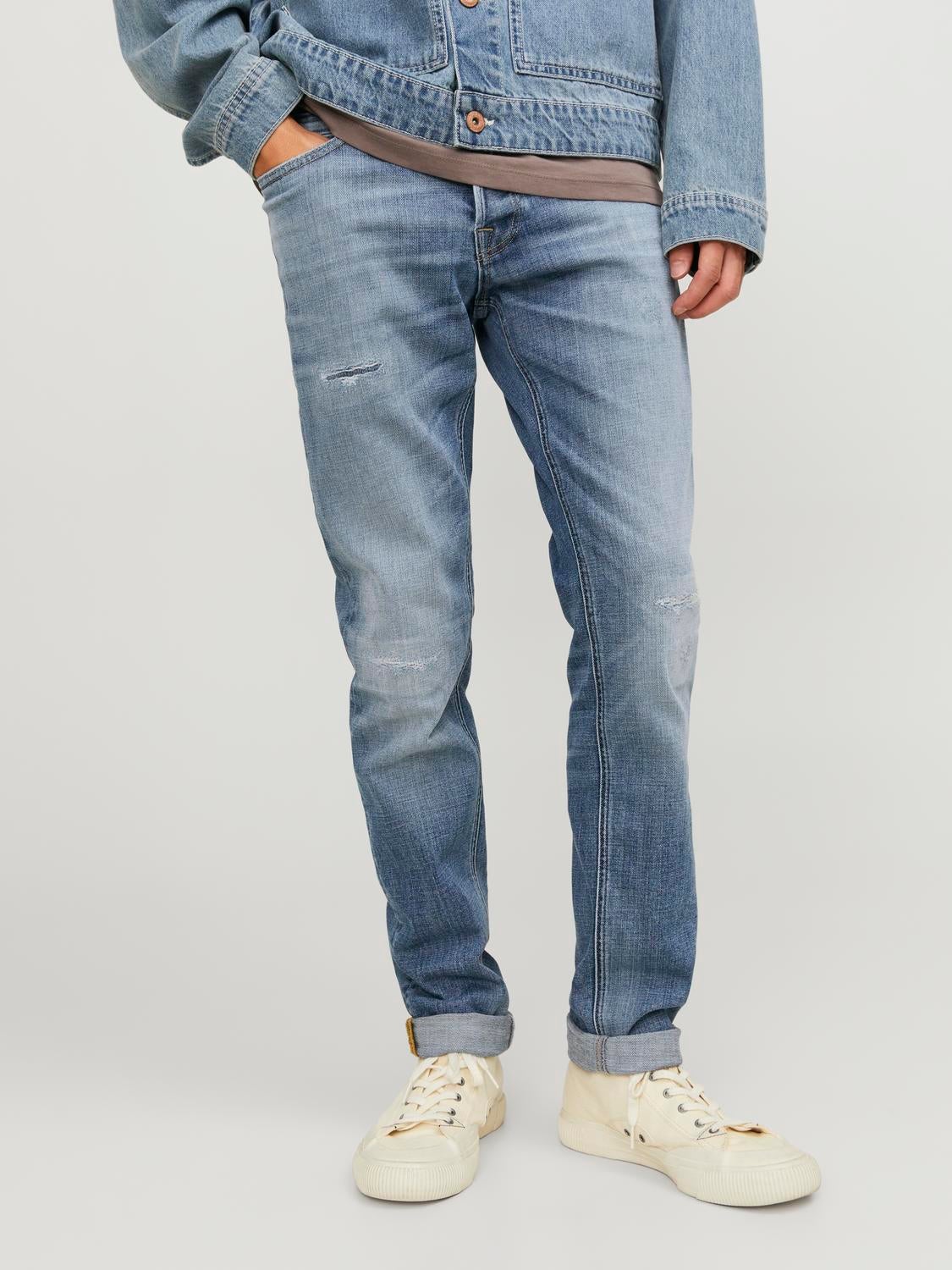 JACK & JONES Regular Men Blue Jeans - Buy BLUE JACK & JONES Regular Men  Blue Jeans Online at Best Prices in India | Flipkart.com